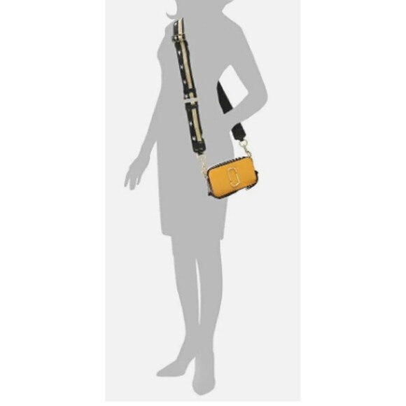 MARC JACOBS The Americana Snapshot Crossbody Bag Sunflower Multi Star Strap NWT - Picture 4 of 6